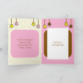 Speciale kleindochter luipaard kinder bruine verja kaart (Binnen)