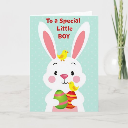 Speciale Kleine Jongen Kaart (Voorkant)