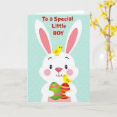 Speciale Kleine Jongen Kaart (Gele Bloem)