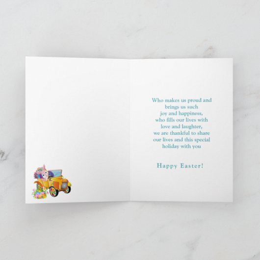 Speciale kleinzoon Paas Kaart (Binnen)