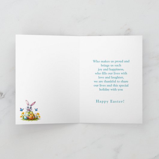 Speciale kleinzoon Paas Kaart (Binnen)