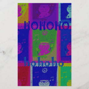 Speciale kleuren voor Santa HoHoho-Pop Briefpapier