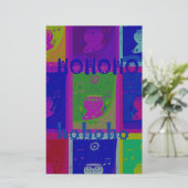 Speciale kleuren voor Santa HoHoho-Pop Briefpapier (Staand voorkant)