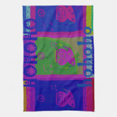 Speciale kleuren voor Santa HoHoho-Pop Theedoek (Verticaal)