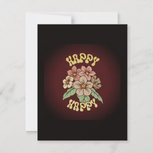 SPECIALE KLEURRIJKE MODERNE CADEAU DOCHTER ZUS MOE RSVP KAARTJE