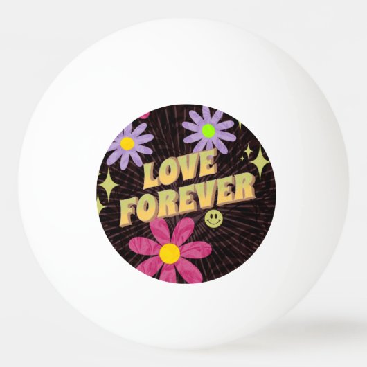 SPECIALE KLEURRIJKE MODERNE CADEAU DOCHTER ZUSTER PINGPONGBAL (Voorkant)