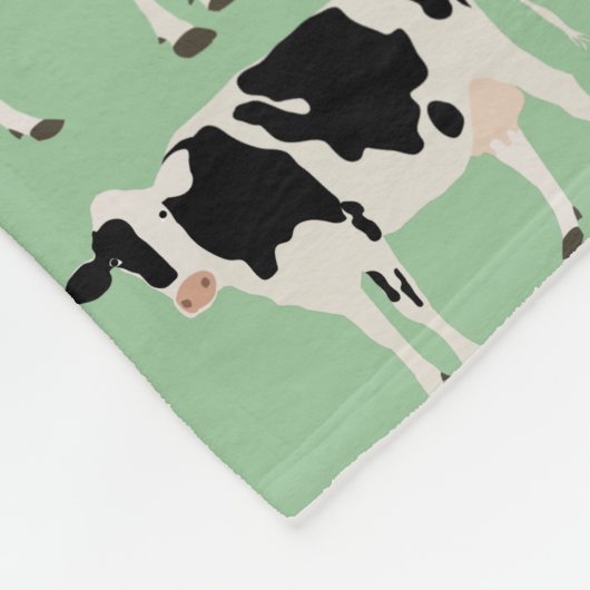 Speciale Koe Boerderij dierpatronen Fleece Deken (Hoek)