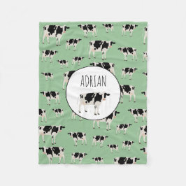 Speciale Koe Boerderij dierpatronen Fleece Deken