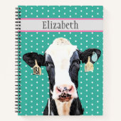 Speciale Koe Cute Holstein Notitieboek (Voorkant)