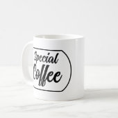 Speciale koffie koffiemok (Voorkant links)