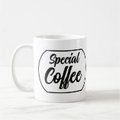 Speciale koffie koffiemok (Links)