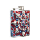 Speciale kolf met Noorwegen Kleuren Design Heupfles (Rechts)