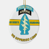 SPECIALE KRACHTEN AIRBORNE "DE OPPRESSO LIBER" KERAMISCH ORNAMENT (Rechts)