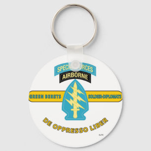 SPECIALE KRACHTEN AIRBORNE "DE OPPRESSO LIBER" SLEUTELHANGER