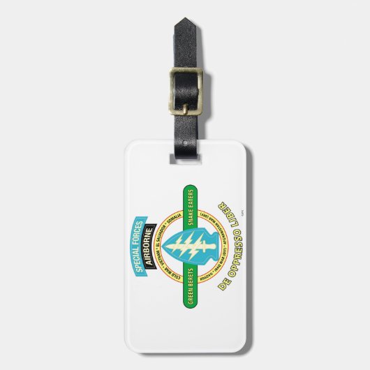 SPECIALE KRACHTEN AIRBORNE PRODUCTEN BAGAGELABEL (Voorkant verticaal)