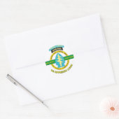 SPECIALE KRACHTEN AIRBORNE PRODUCTEN RONDE STICKER (Envelop)