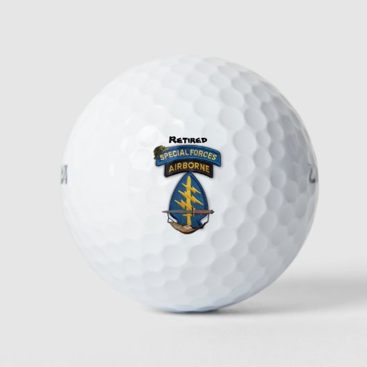 Speciale krachten Groene Berets sf fg sfg pleister Golfballen (Voorkant)