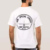 Speciale krachten, springmeester t-shirt (Achterkant)