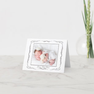 Speciale kruiscoördinerende fotokaart bedankkaart