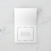 Speciale kruiscoördinerende fotokaart bedankkaart (Binnen)