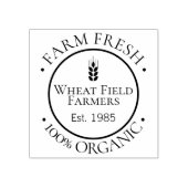 Speciale landbouwers 100 % biologisch voedsel rubberstempel (Afrduk)