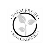 Speciale landbouwers 100 % biologisch voedsel rubberstempel (Afrduk)