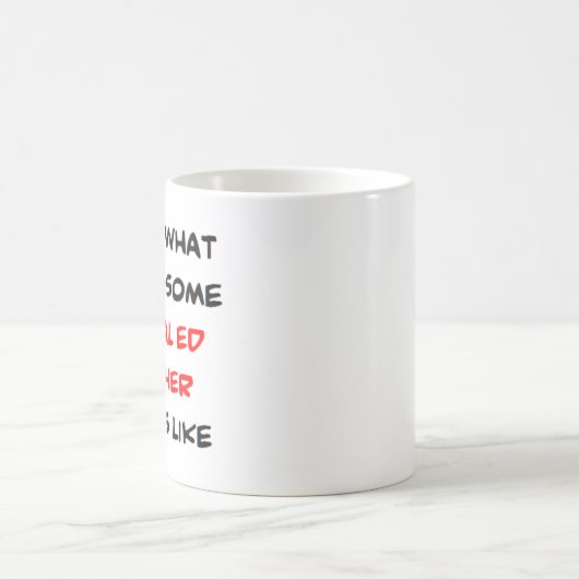 speciale leraar , geweldige koffiemok (Center)