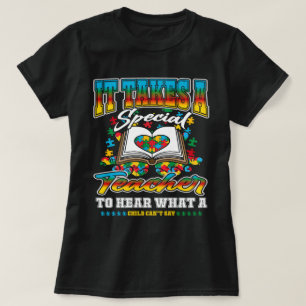 Speciale leraar om kinderen te horen Kant autisme T-shirt