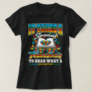 Speciale leraar om kinderen te horen Kant autisme T-shirt