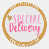 Speciale levering Aangepaste zakelijke Sticker (Voorkant)