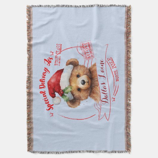 Speciale levering Baby Boy Blue Deken (Voorkant Verticaal)