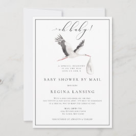 Speciale levering Baby shower per post Kaart