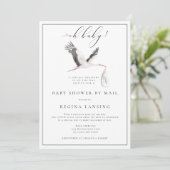 Speciale levering Baby shower per post Kaart (Staand voorkant)