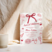 Speciale levering Baby shower - Pizza Theme Party Kaart