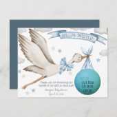 Speciale levering! Blauwe ooievaar EOS Lippenbalse Kaart (Voorkant / Achterkant)