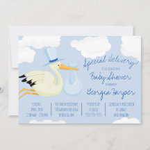 Speciale levering! Blue Stork-Baby shower
