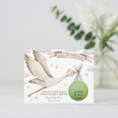 Speciale levering! Bruine ooievaar EOS Lip Balm Fa Kaart (Staand voorkant)