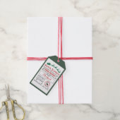 Speciale levering | Cadeau Labels vanaf Santa Nort Cadeaulabel (Met Touw)