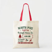 Speciale Levering Christmas Santa Sack Canvas tas (Voorkant)