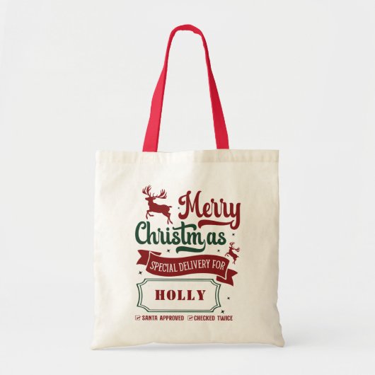 Speciale levering Christmas Santa Sack Tote Bag (Voorkant)