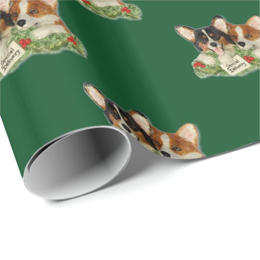"Speciale levering" Corgi-pakpapier Cadeaupapier (Rol Hoek)