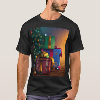 Speciale levering - Dragon in Christmas Present Un T-shirt