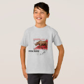 Speciale levering - Ethiopische zwarte rhinostempe T-shirt (Voorkant volledig)