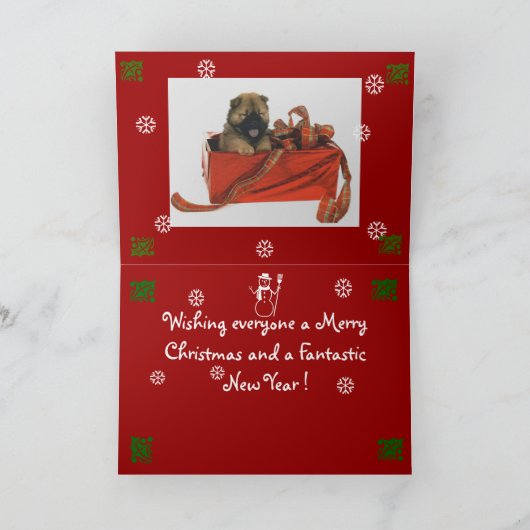 Speciale levering feestdagen kaart (Binnen)