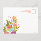 Speciale levering Fox & Floral Valentijnsdag Feestdagenkaart (Achterkant)