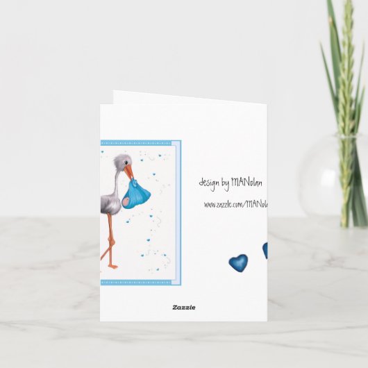 Speciale levering - Gefeliciteerd Kaart - Boy (Achterkant)