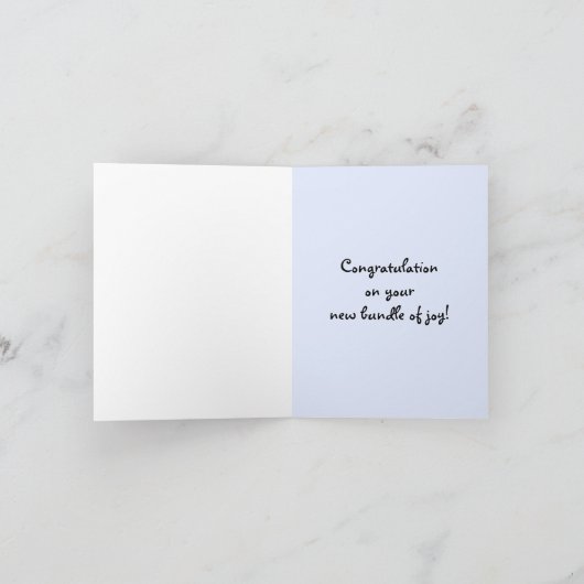 Speciale levering - Gefeliciteerd Kaart - Boy (Binnen)