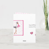 Speciale levering - Gefeliciteerd Kaart - Meisje (Achterkant)