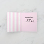 Speciale levering - Gefeliciteerd Kaart - Meisje (Binnen)