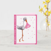 Speciale levering - Gefeliciteerd Kaart - Meisje (Gele Bloem)